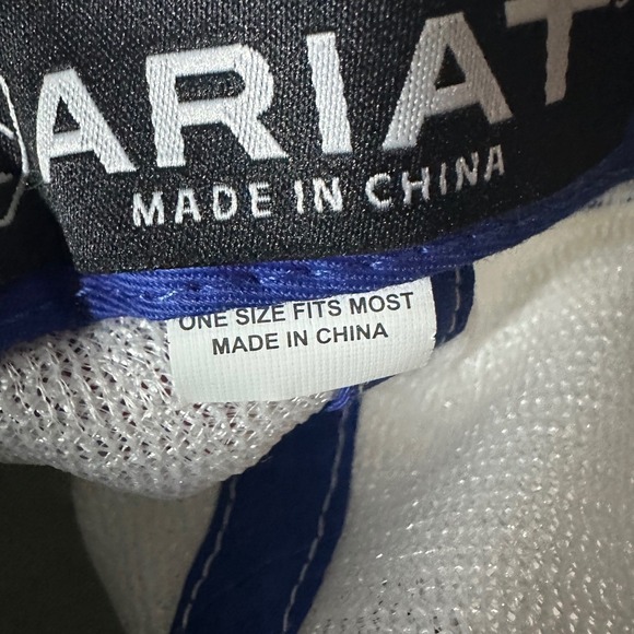 Ariat Red White & Blue Aztec Southwestern Mesh Back Trucker Snapback Hat OSFM - Picture 6 of 6